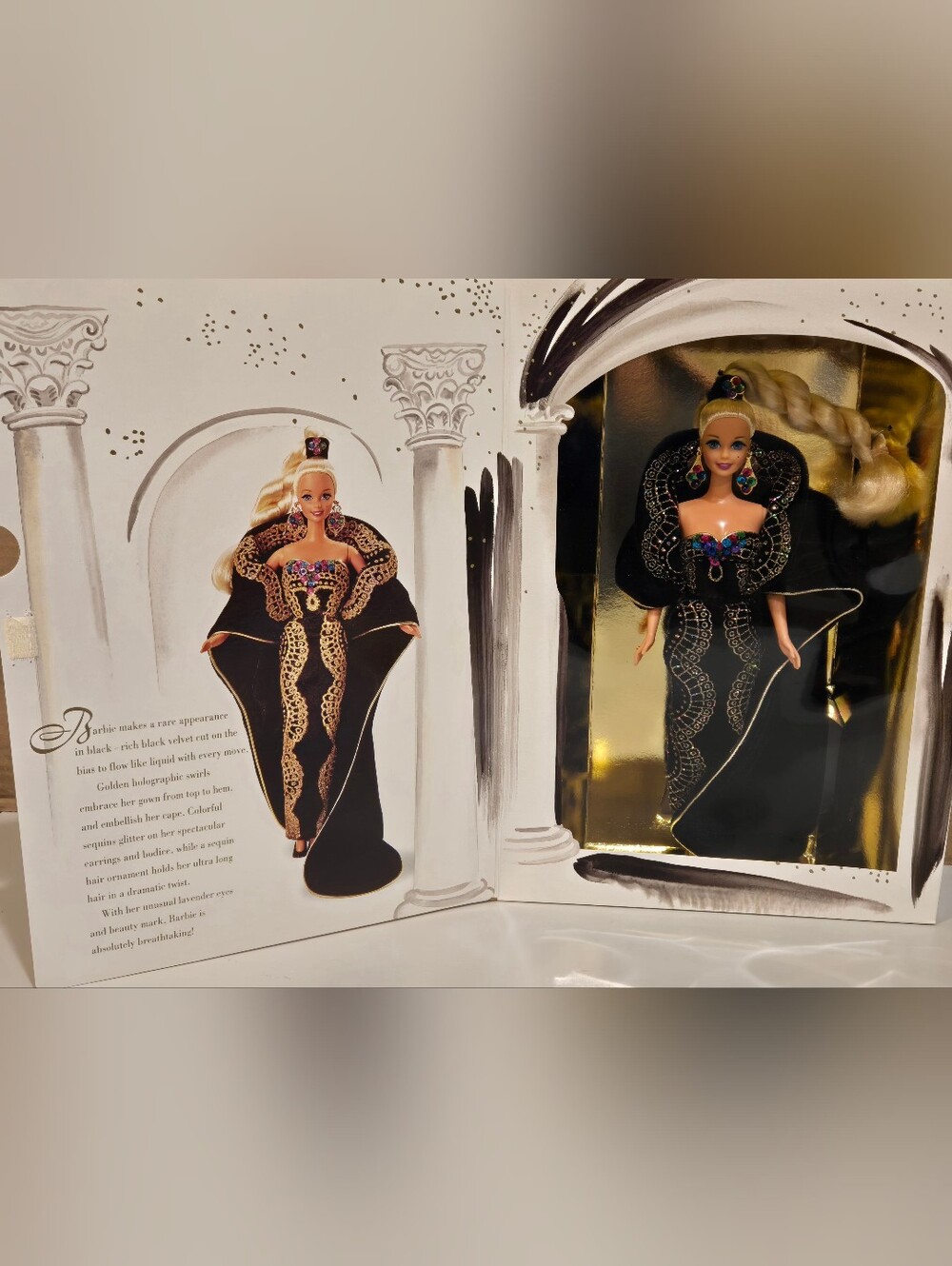 Vintage Classique Collection Midnight Gala Barbie Still In Original Box - Picture 4 of 5